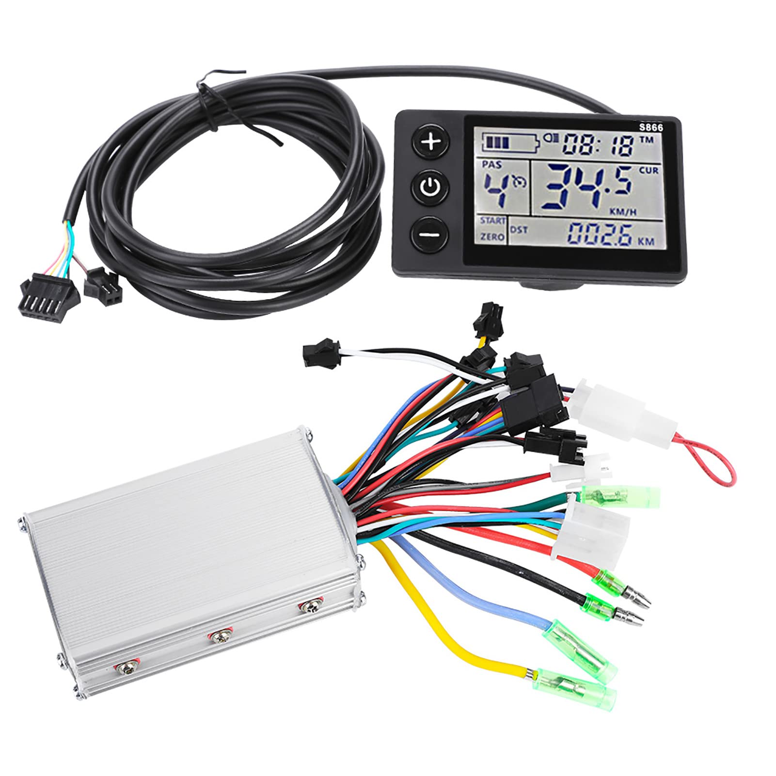 TOPINCN 36V/48V 350W Brushless Motor Controller for Electric Scooters & Bicycles - 22.5mm Handlebar Compatible - Perfect for Commuting, Off-Road Adventures & DIY E-Bike Projects