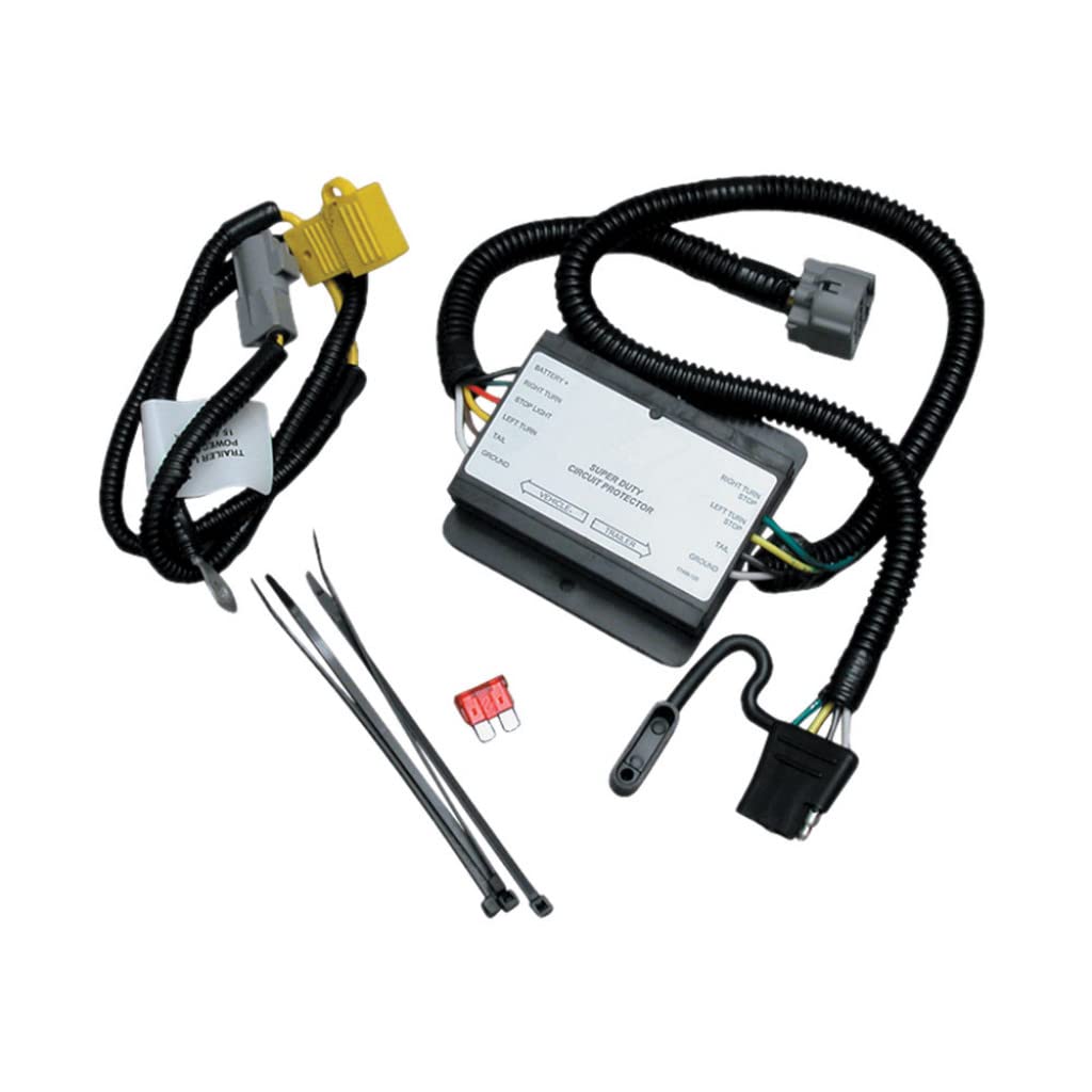 Draw-Tite T-Connector Harness for 2000 Toyota Tundra - T-One Vehicle Wiring - 16 Gauge Bonded Wire with 4-Way Flat Plug & Play - Perfect for Towing Trailers, Boats & Campers