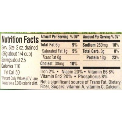 Premium Gefen Chunk Light Tuna in Oil - 6oz Can (Pack of 12) | Wild Caught, High Protein, Keto & Paleo Friendly | Perfect for Salads, Sandwiches & Quick Meals