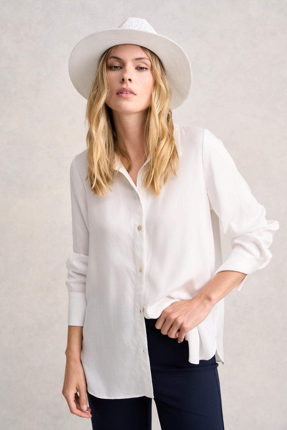Serge Packable Fedora Hat for Men & Women - Lightweight Travel Hat, Foldable Sun Hat - White | Perfect for Beach, Hiking, and Outdoor Adventures