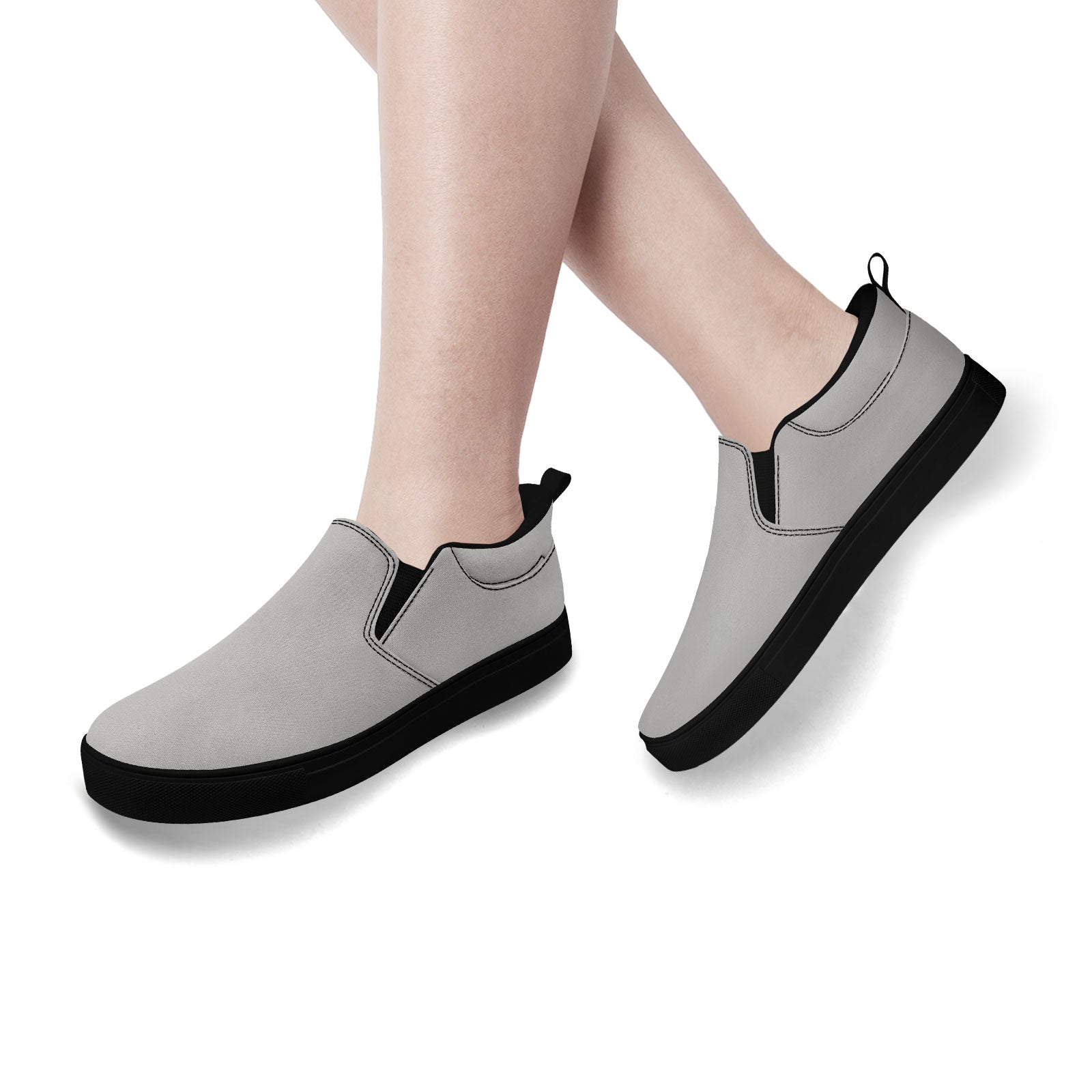 Custom Personalized Slip-On Canvas Sneakers for Men & Women - Handmade Breathable Comfortable Shoes (Style FN071 E028030) - Perfect for Casual Wear, Street Fashion & Everyday Comfort
