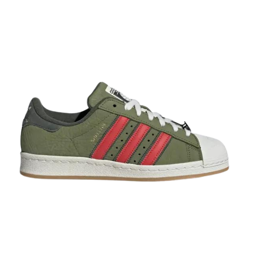 Adidas Superstar Shell Toe Sneakers - Teenage Mutant Ninja Turtles Edition | Classic White & Green Casual Shoes for Men & Women | Perfect for Streetwear, Skateboarding & TMNT Fans Collection