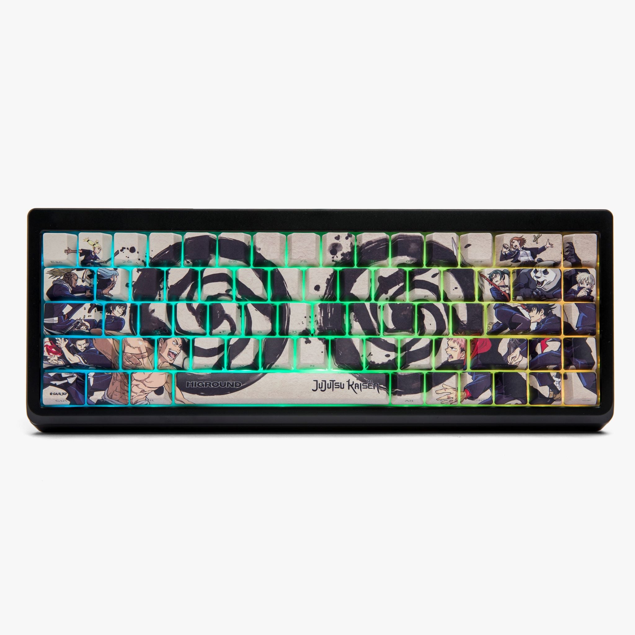 JJK x HG Summit 65 Mechanical Keyboard - 65% Compact Layout, Hot-Swappable Switches, RGB Backlit for Gaming & Typing | Perfect for School, Office & Home Workspace