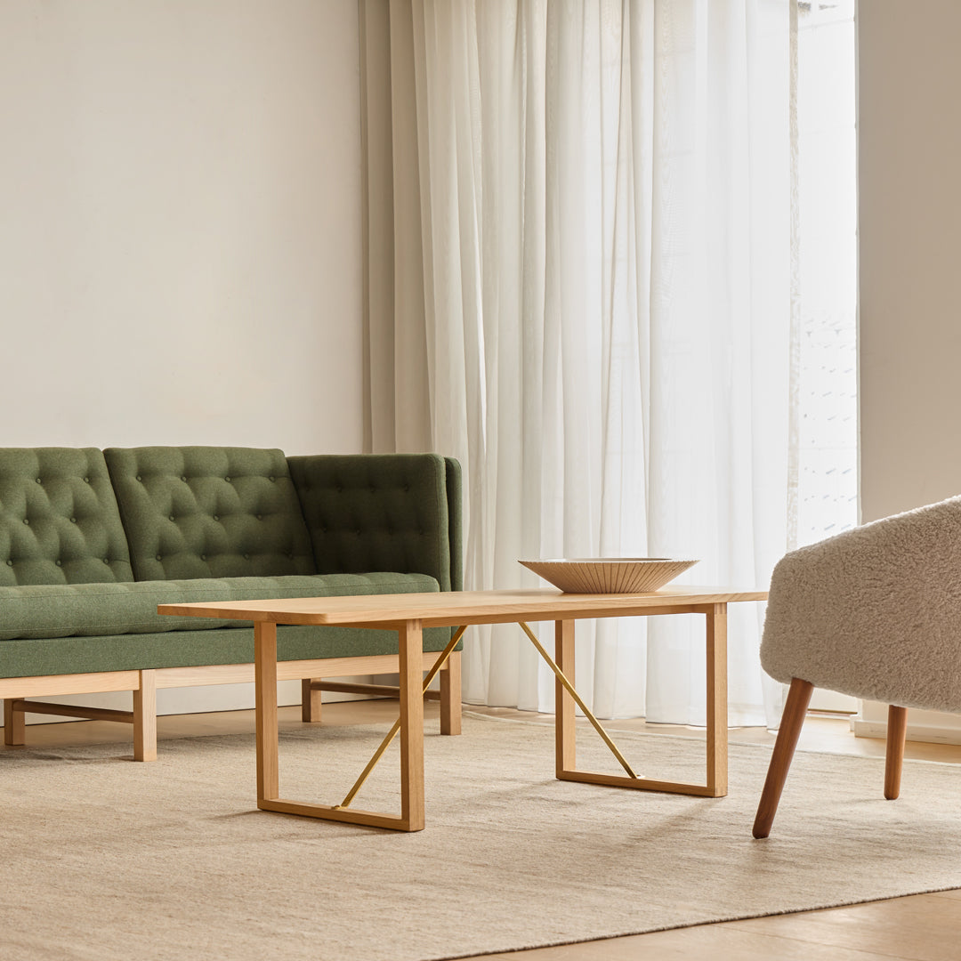 Ditzel Lounge Chair - Modern Upholstered Accent Chair for Living Room, Bedroom & Office - Comfortable Mid-Century Style Armchair with Soft Fabric - Perfect for Relaxing, Reading & Decorating Spaces