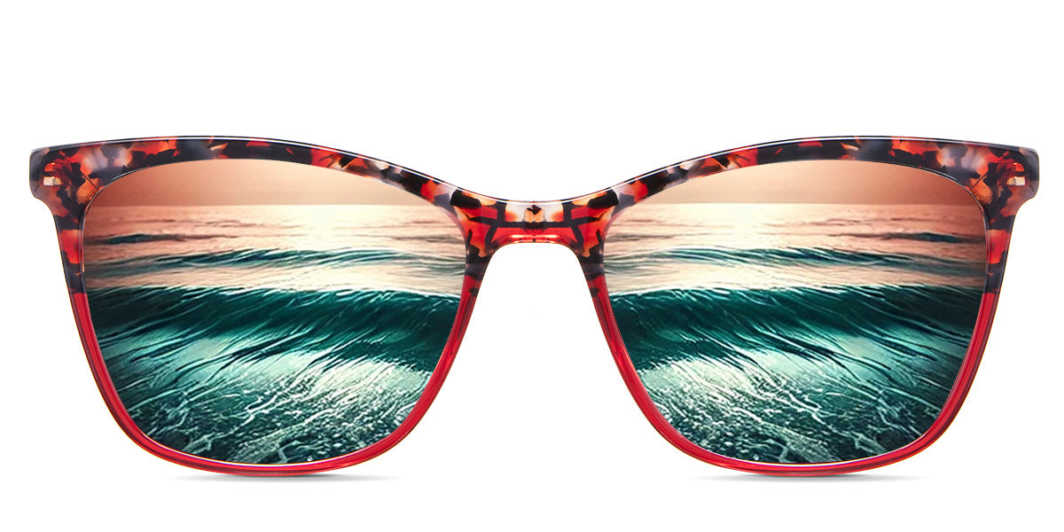 Stylish Paisley Print Women's Prescription Sunglasses – UV Protection & Fashion Eyewear for Driving, Outdoor Activities & Everyday Wear