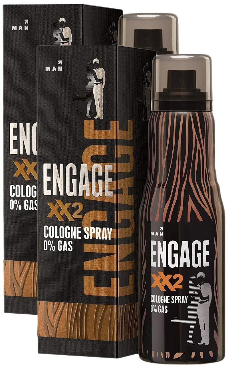 Engage X.X.2 Cologne for Men - Spicy Citrus Fragrance, Long Lasting Skin-Friendly Perfume (135ml) | Daytime Wear, Office & Date Night Scent