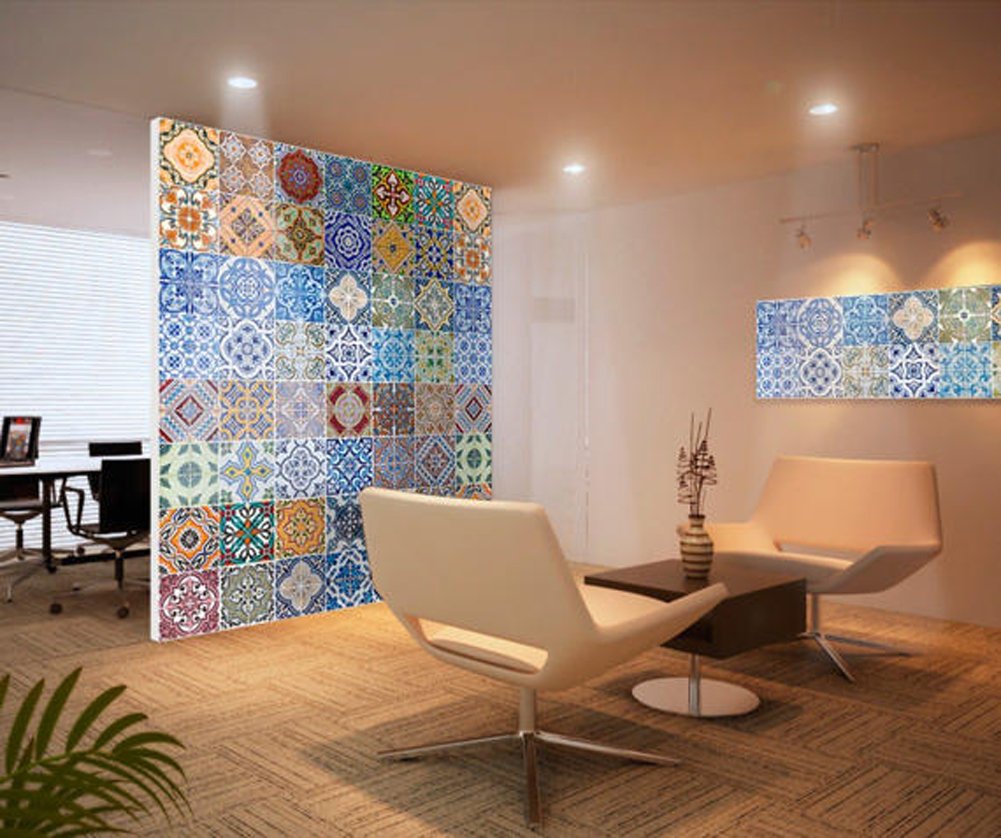 13-Piece Mandala Decorative Stickers Set - Self-Adhesive Vinyl Wall Decals for Kitchen Backsplash, Stair Mural, Home & Tile Decor | Perfect for DIY Home Improvement, Apartment Decorating & Rental Property Upgrades
