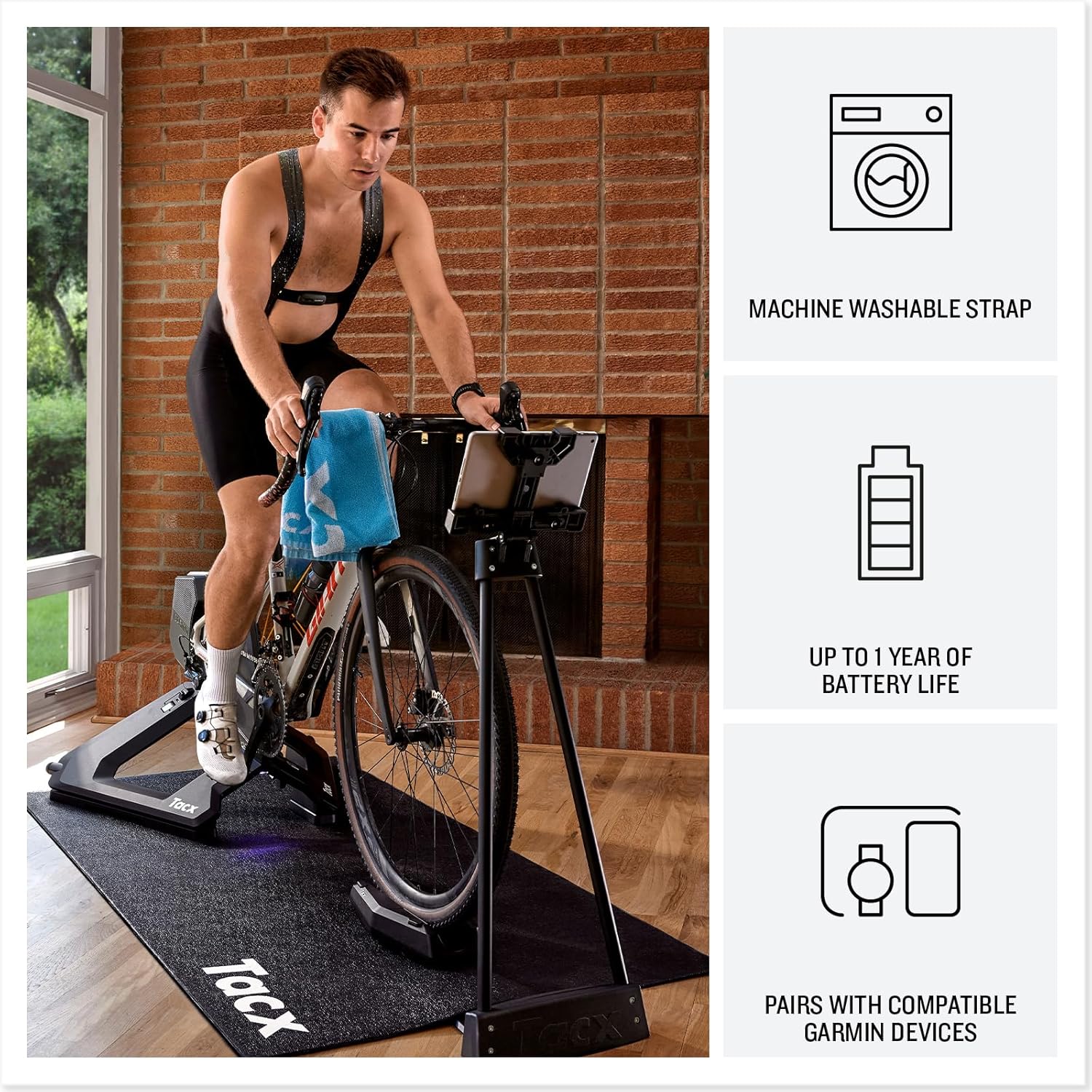 Garmin HRM 200 Heart Rate Monitor - Accurate Wrist-Based HR & HRV Tracking for Running, Cycling & Fitness Training