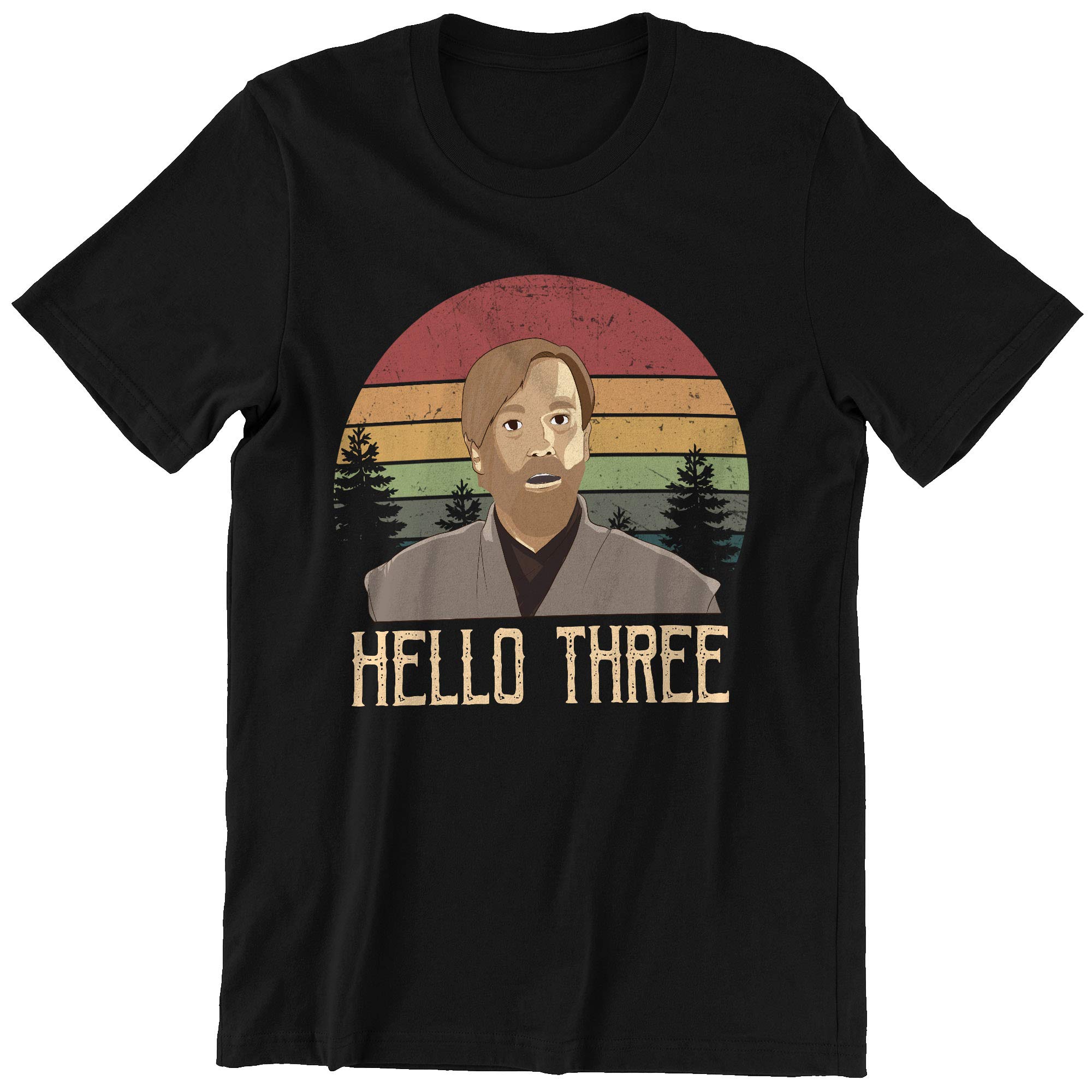 Obi-Wan Kenobi 'Hello There' Quote Unisex T-Shirt - Star Wars Fan Gift & Casual Cosplay Apparel
