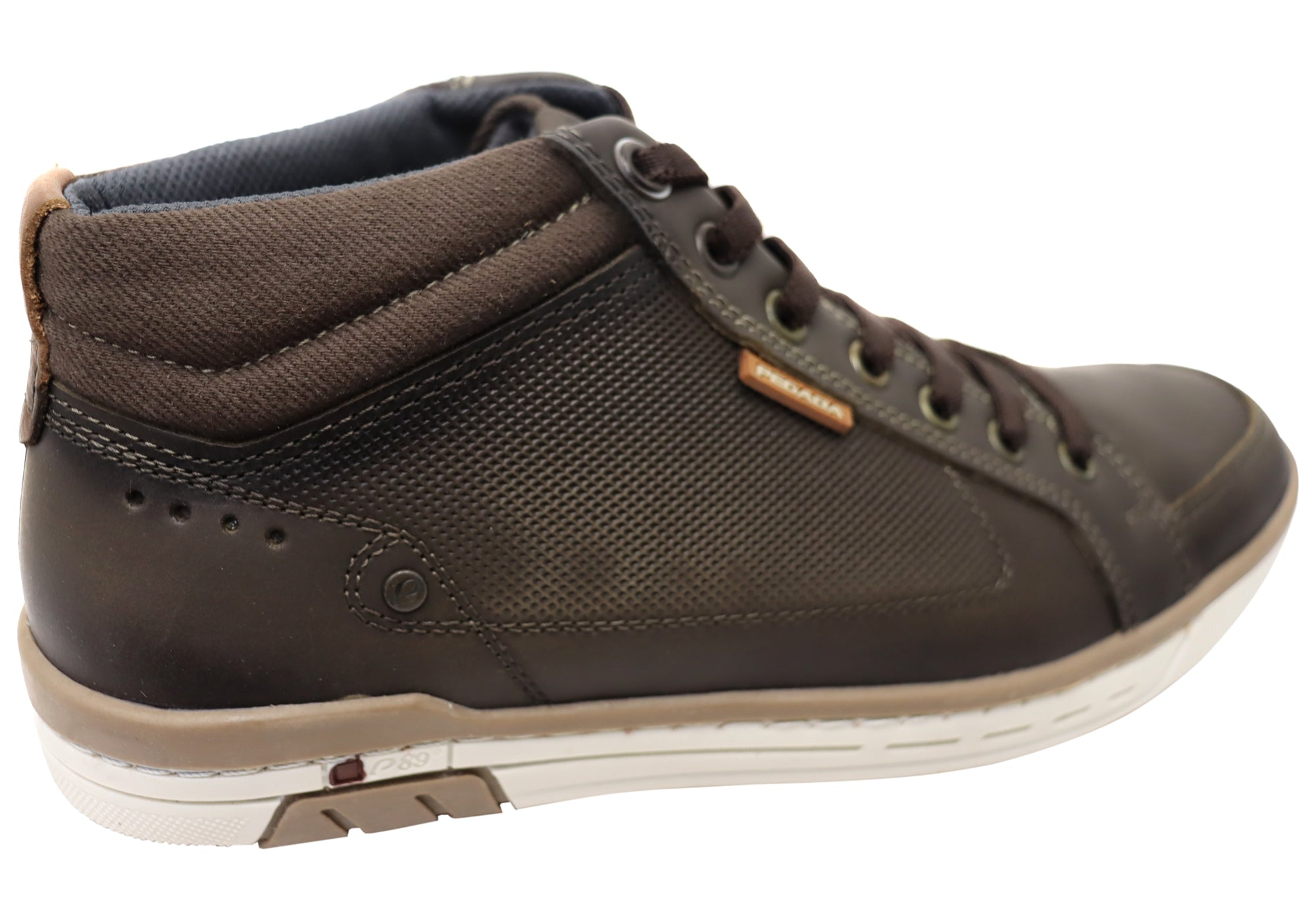 Pegada Mission Men's Comfortable Leather Boots - Handmade in Brazil - Durable & Stylish for Outdoor Hiking, Work & Casual Wear