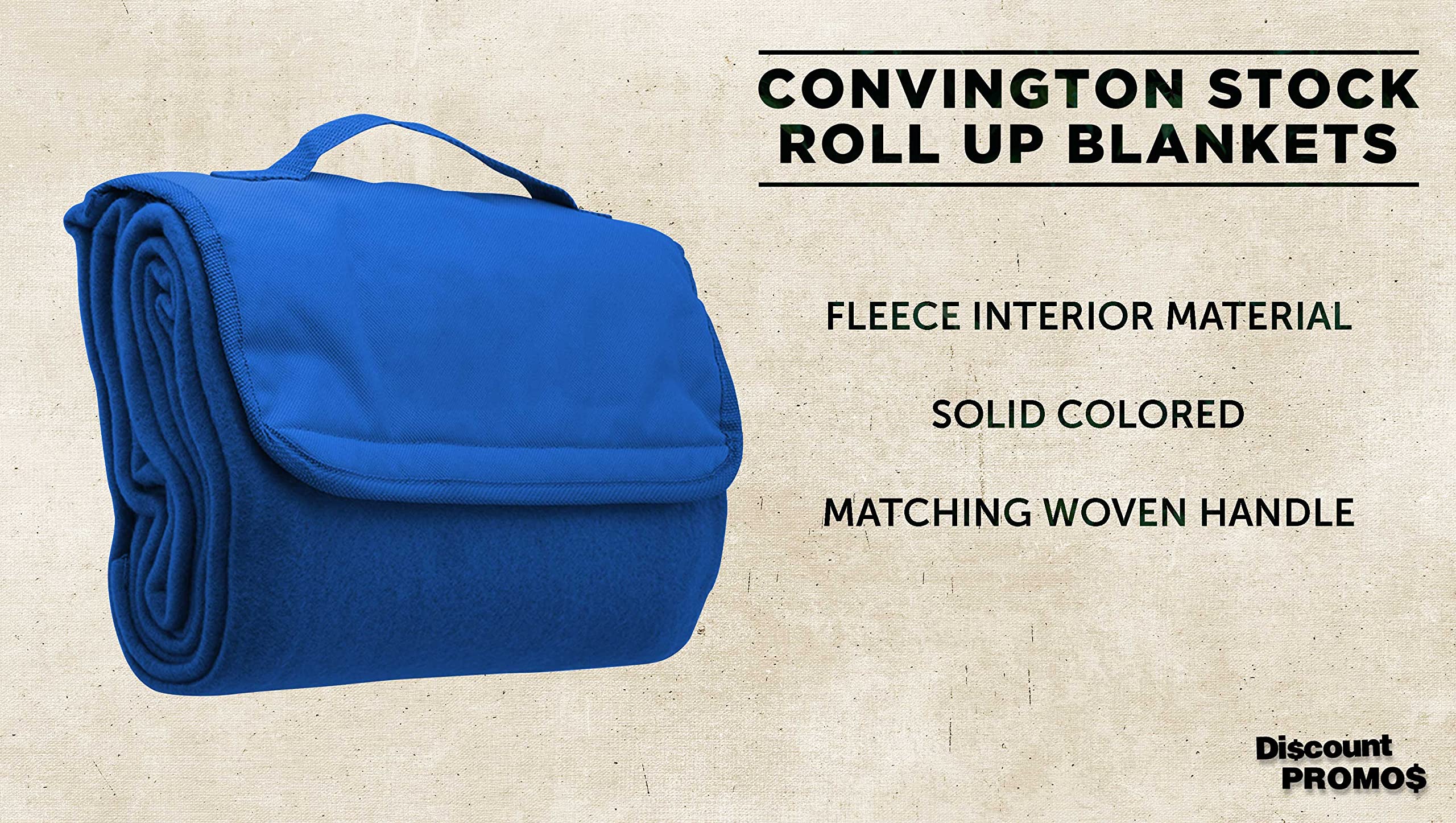 Bulk Pack of 10 Roll Up Picnic Blankets - Waterproof Outdoor Blankets for Camping, Beach, Picnic, Sports & Travel - Portable Blue Blanket Set - Perfect for Family Outings, Park Relaxation & Concert Events