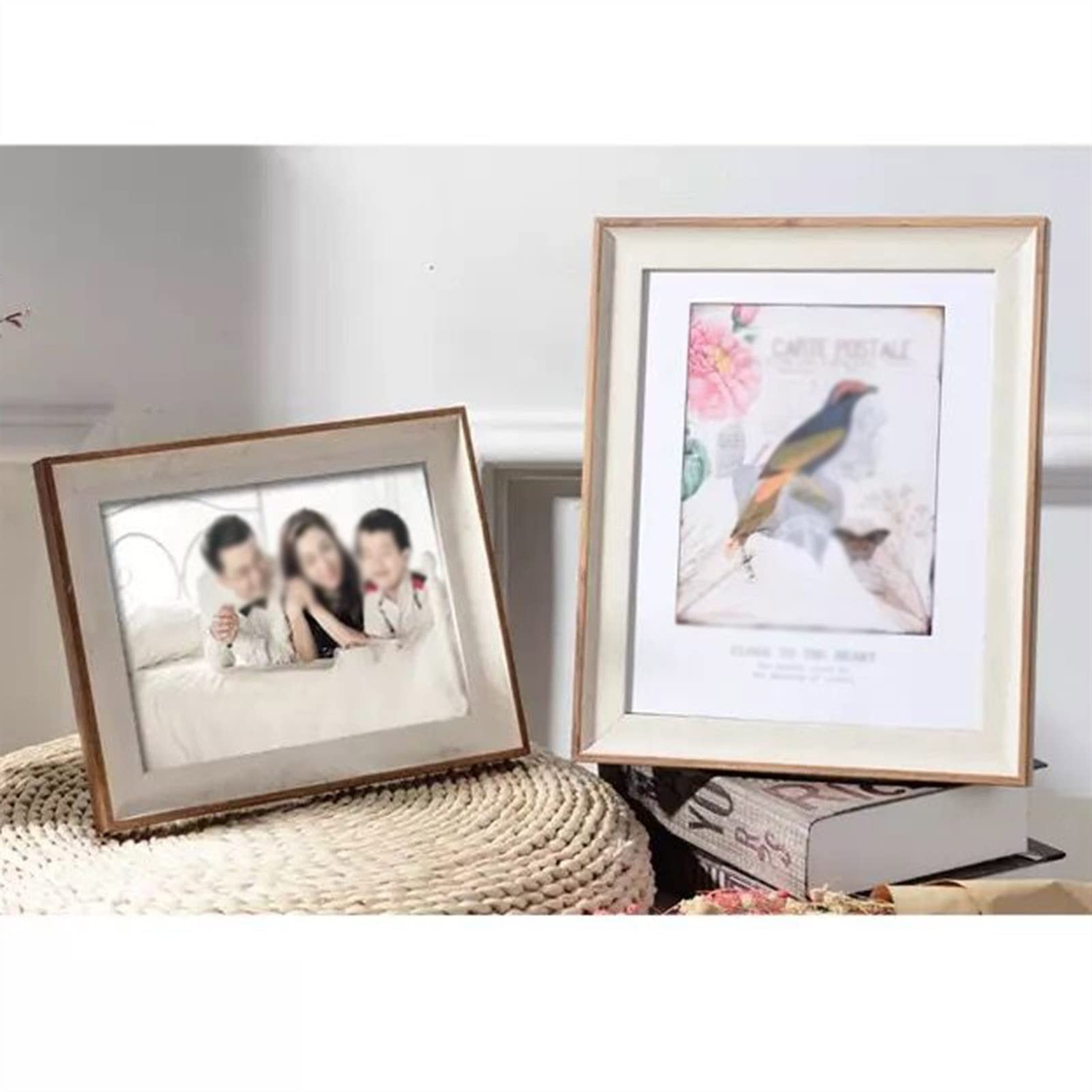 Modern European Photo Frame - Solid Wood Simple Design for Family, Wedding, Home & Office Decor - Perfect Gift for Housewarming, Anniversary & Desktop Display (1 Piece)