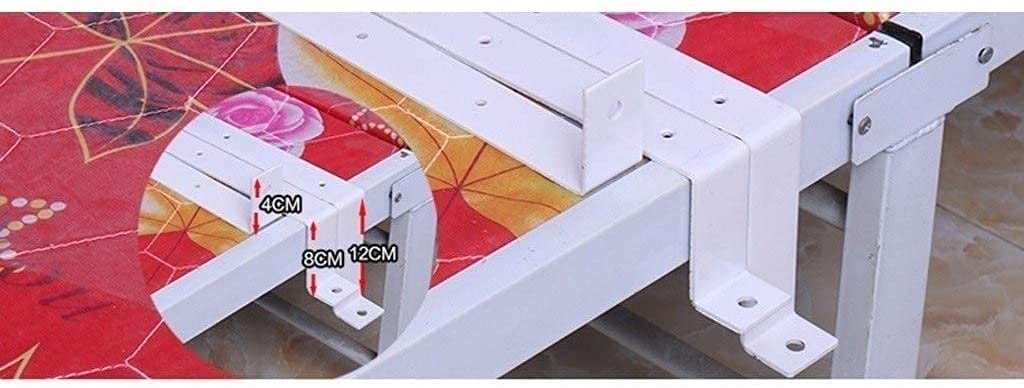 Elderly Bed Rails Assist Handle - Folding Safety Bed Rail for Adults - Non-Slip Metal Frame with Wood Grain Finish (103x40cm, Yellow) - Ideal for Home Care, Hospital Use & Fall Prevention