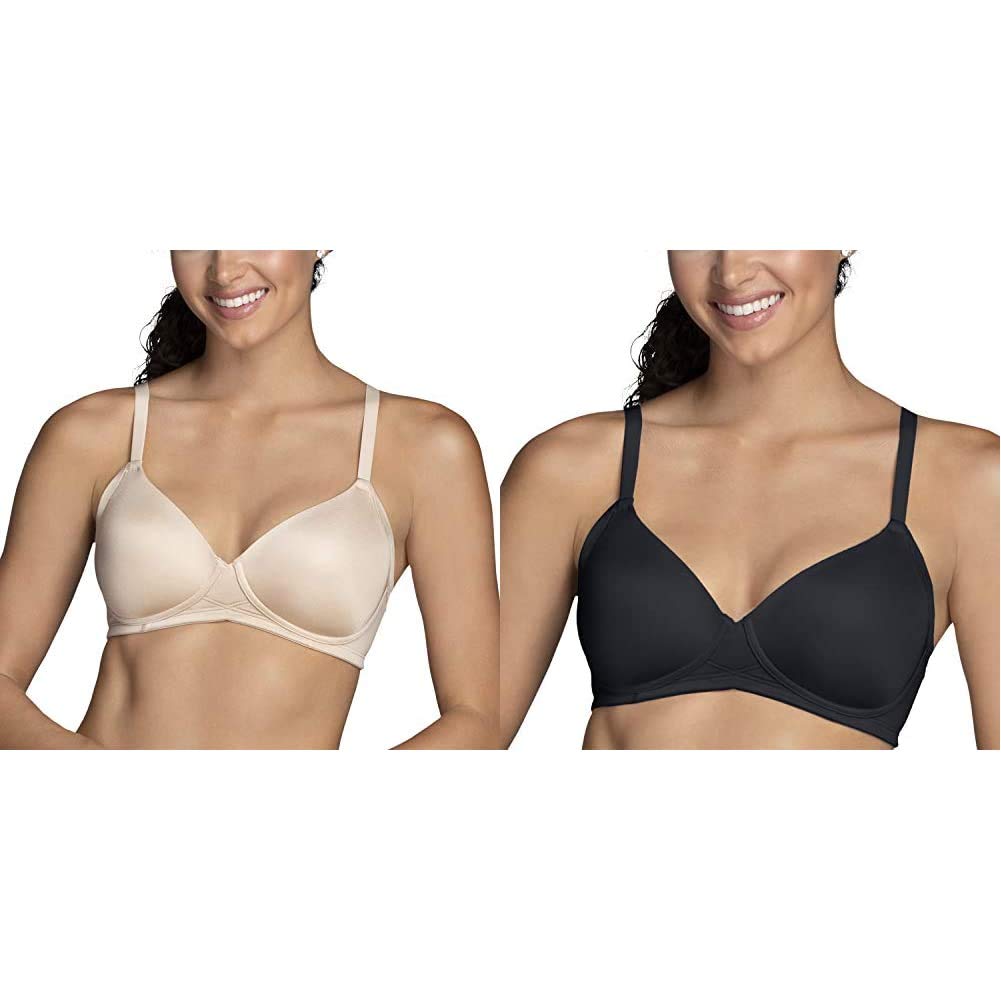 Vanity Fair Women's Comfort Back Smoothing Bra - Seamless Underwire Support for All-Day Wear - Perfect for Work, Yoga & Everyday Comfort