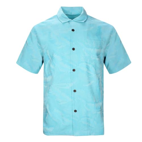 Light Blue Leaf Pattern