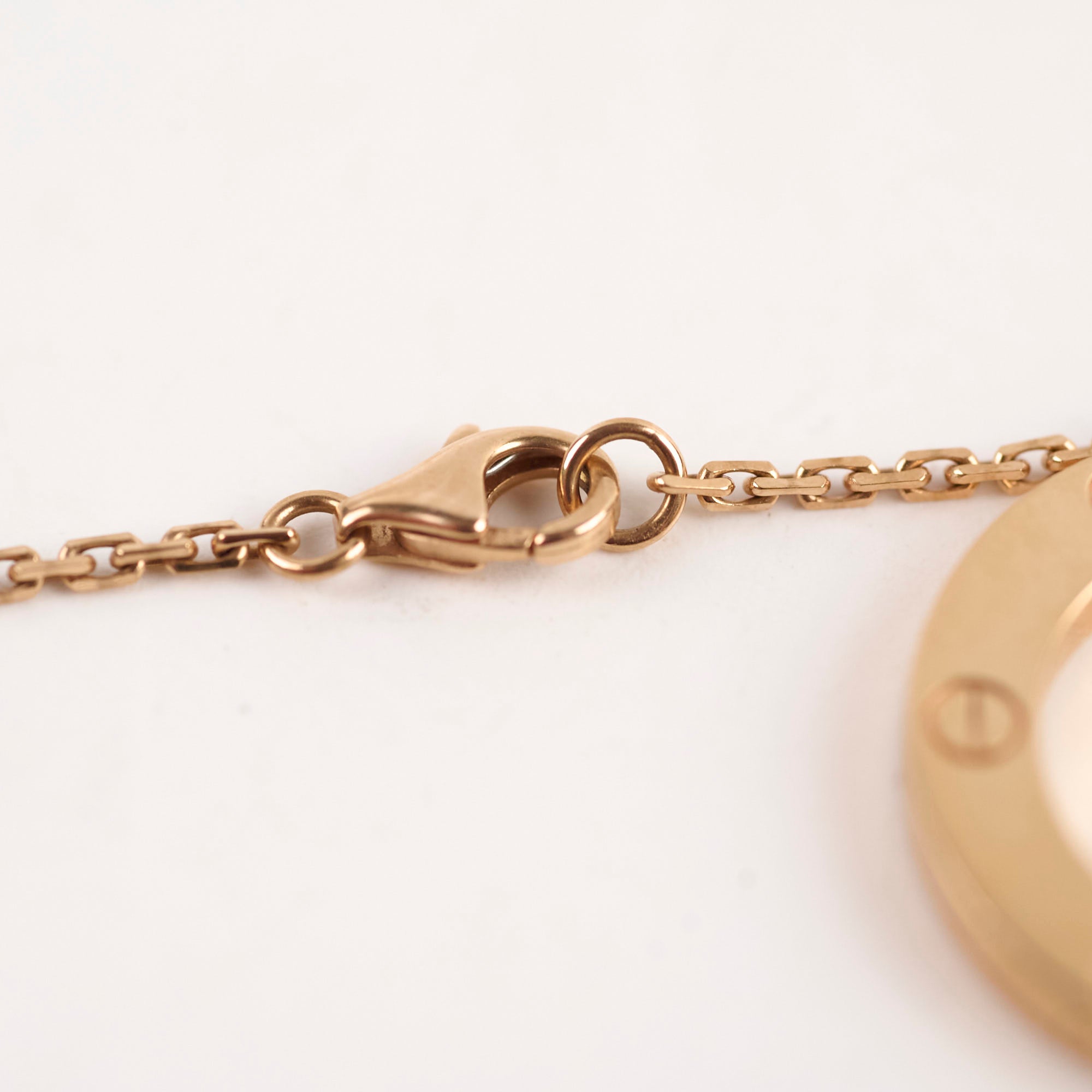 Cartier Love Necklace 18K Rose Gold with 3 Diamonds - Elegant Jewelry Gift for Women, Anniversary & Valentine's Day