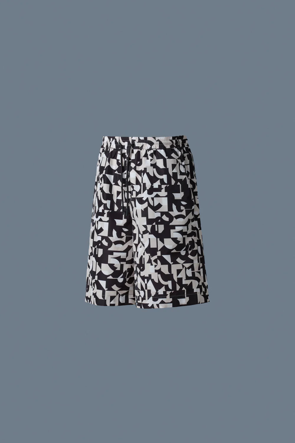 MACKAGE Dante Abstract Geometric Recycled Shorts for Men - Eco-Friendly Casual Wear for Summer Outdoor Activities