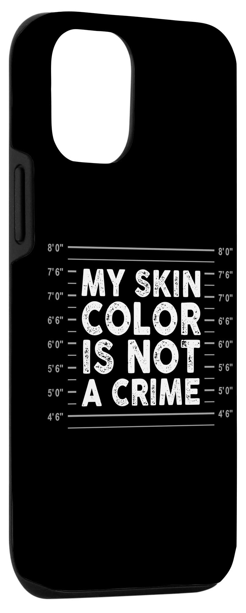 iPhone 12/12 Pro Anti-Racism Police Metrics Case - Premium Protective Phone Cover for iPhone 12/12 Pro - Show Support Against Racial Injustice - Perfect for Daily Use, Protests, and Social Awareness Events