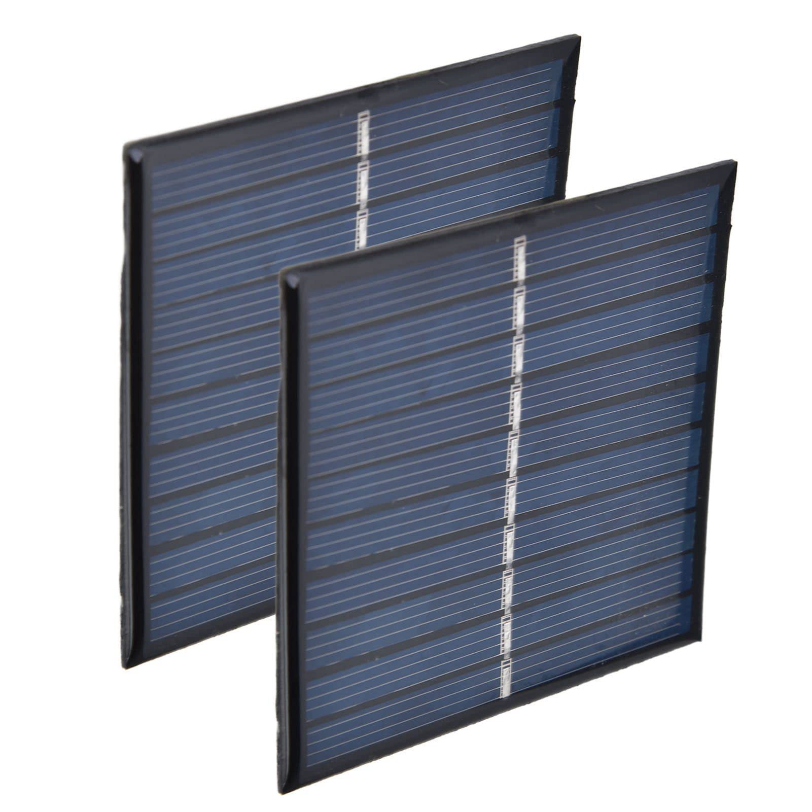 High Efficiency 5V 0-140mA Encapsulated Epoxy Solar Panel Cell for Emergency Lights - Renewable Energy Solution for Outdoor Camping, Power Outages & Off-Grid Applications