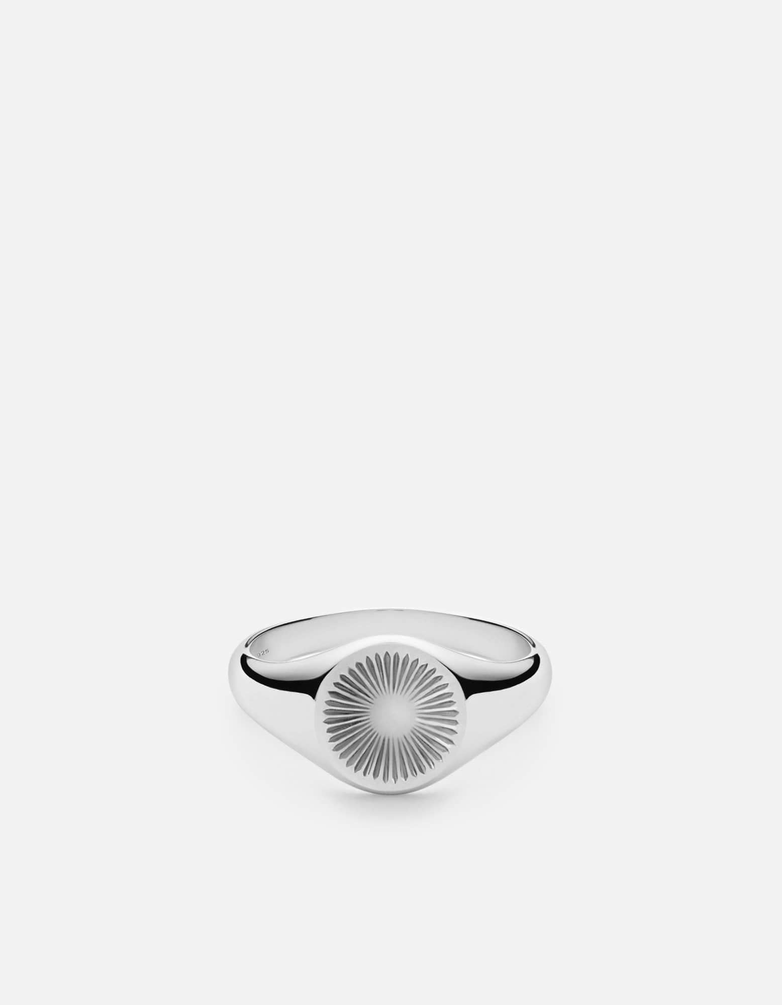 Solar Signet Ring for Men & Women - 925 Sterling Silver Zodiac Jewelry - Perfect for Gifts, Weddings & Everyday Wear