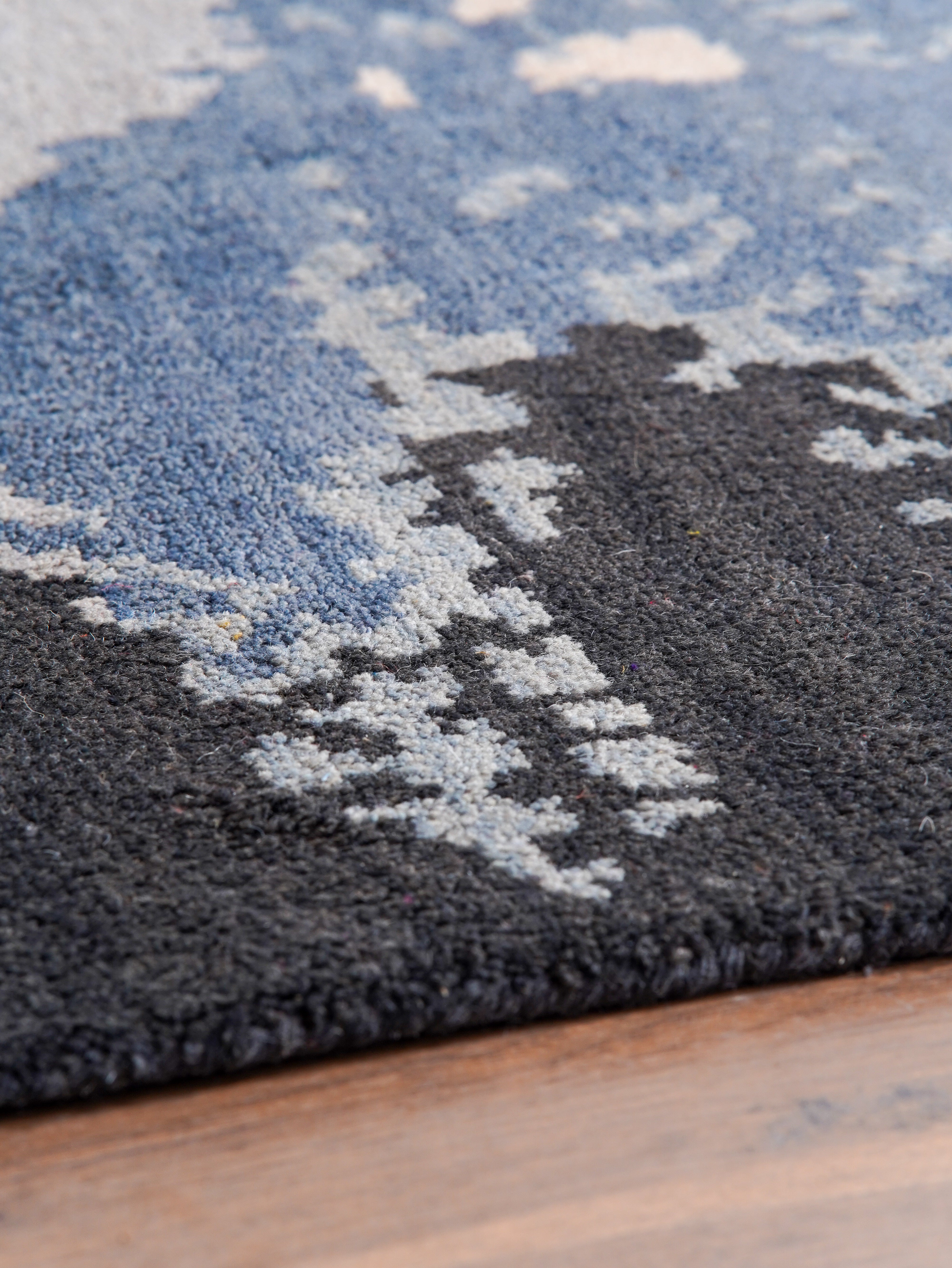 Handmade Quasar Hand Knotted Wool Rug - Premium Bohemian Style Area Rug for Living Room, Bedroom & Home Decor
