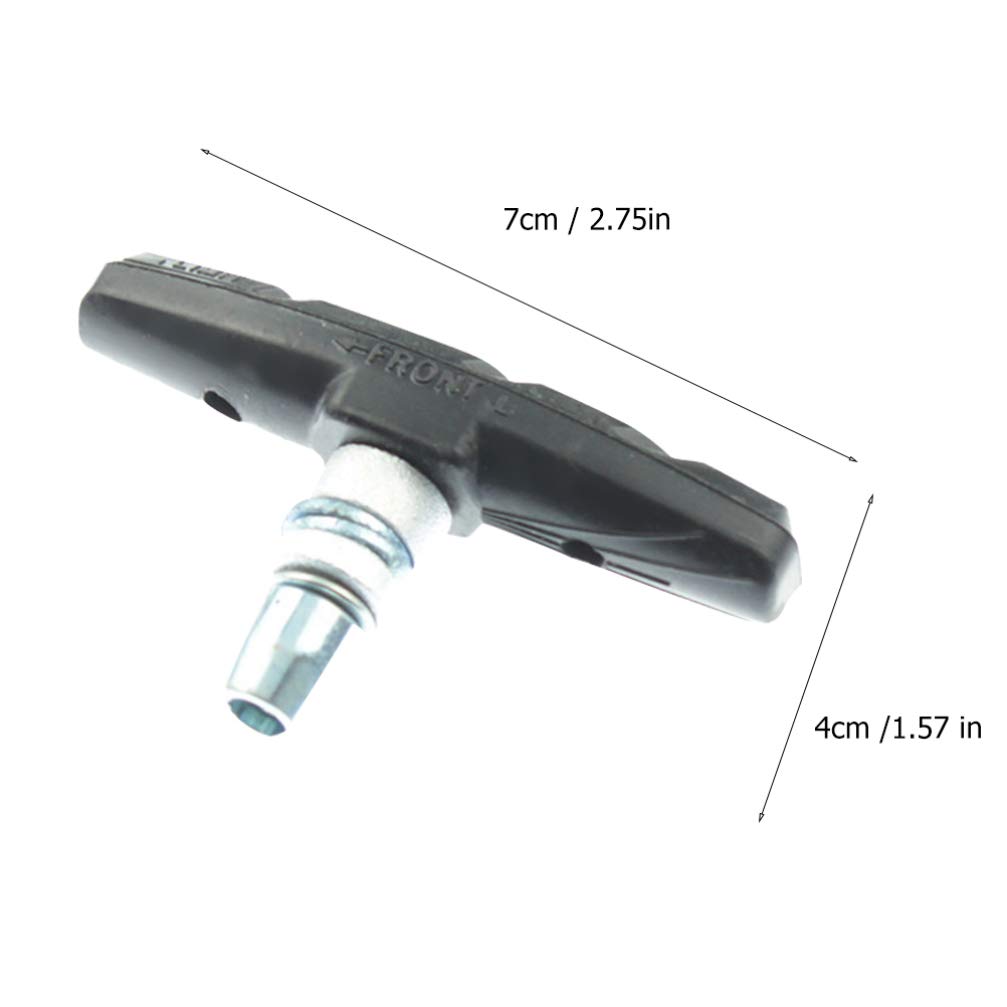**BESPORTBLE V-Brake Pads for Bicycles - Durable Rubber Brake Pads for Road Bikes, Mountain Bikes & Hybrid Bikes - No-Skid, Silent Braking Performance - Perfect for Commuting, Cycling & Outdoor Adventures**