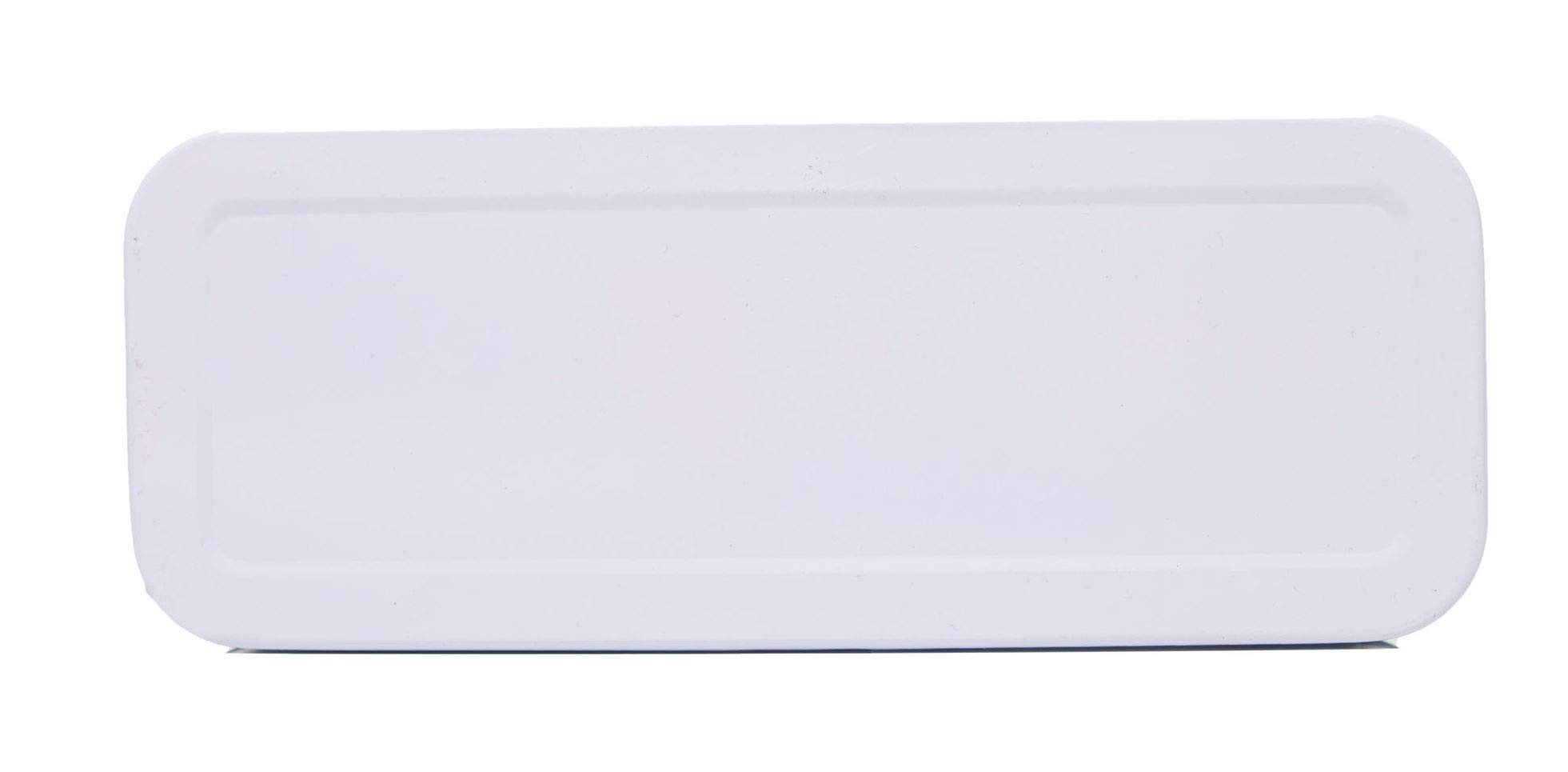 StuffIncase Single Mini Pencil Box - White | Portable Storage for Pencils, Makeup, Jewelry & Small Items | Perfect Gift Box for Birthdays, Party Favors & Candy Treats | Great for School, Office & Travel Organization