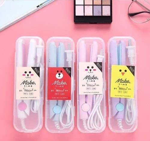 Professional Mini Flat Iron with Temperature Control - Ceramic Hair Straightener for Women & Girls - Perfect for Travel, Home & Salon Use