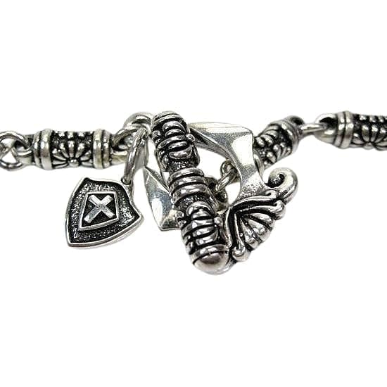 925 Sterling Silver Tribal Rocker Crown Key Necklace for Men - Gothic Punk Jewelry for Concerts, Parties & Everyday Wear