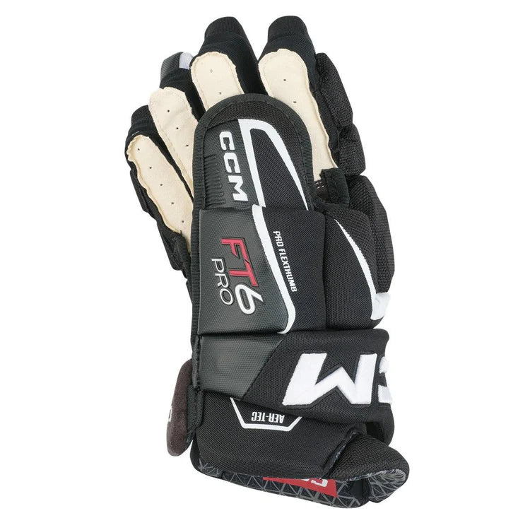 CCM Jetspeed FT6 Pro Hockey Gloves for Senior Players - Premium Ice Hockey Gloves for Performance & Protection - Perfect for Competitive Games & Training Sessions