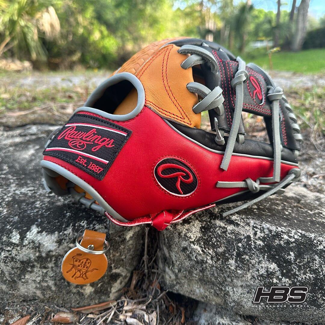 Rawlings Heart of the Hide Color Sync 8 11.5 Inch Infield Baseball Glove PRO934 2TS - Premium Leather Glove for Baseball Players, Infield Practice & Game Performance