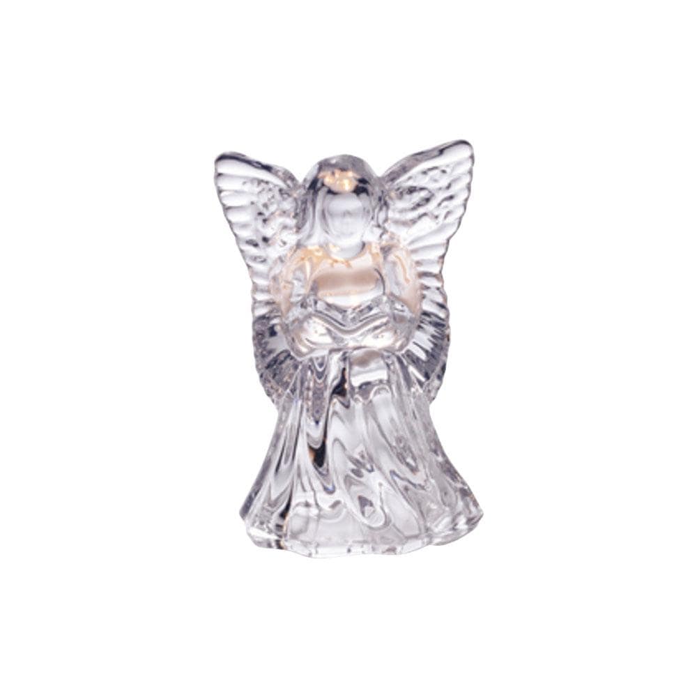 Rejoice Praying Angel Tealight Holder - Elegant Religious Decor for Home Altar, Church, Meditation & Gift Giving