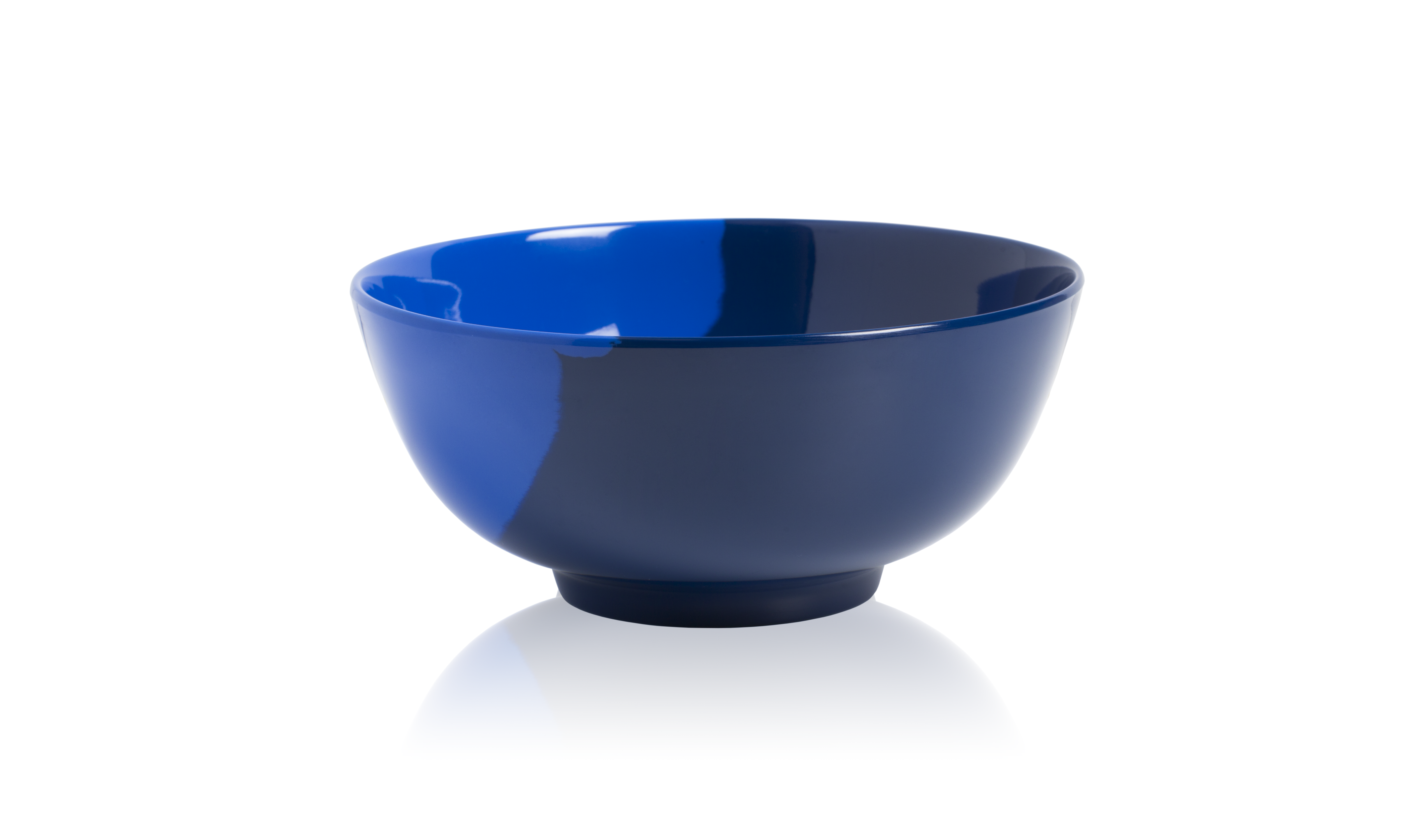 Premium 4-Piece Melamine Bowl Set - 1/2 & 1/2 Cobalt Blue Design by Thomas Fuchs Creative | Durable & Stylish Serving Bowls for Salads, Snacks & Entertaining