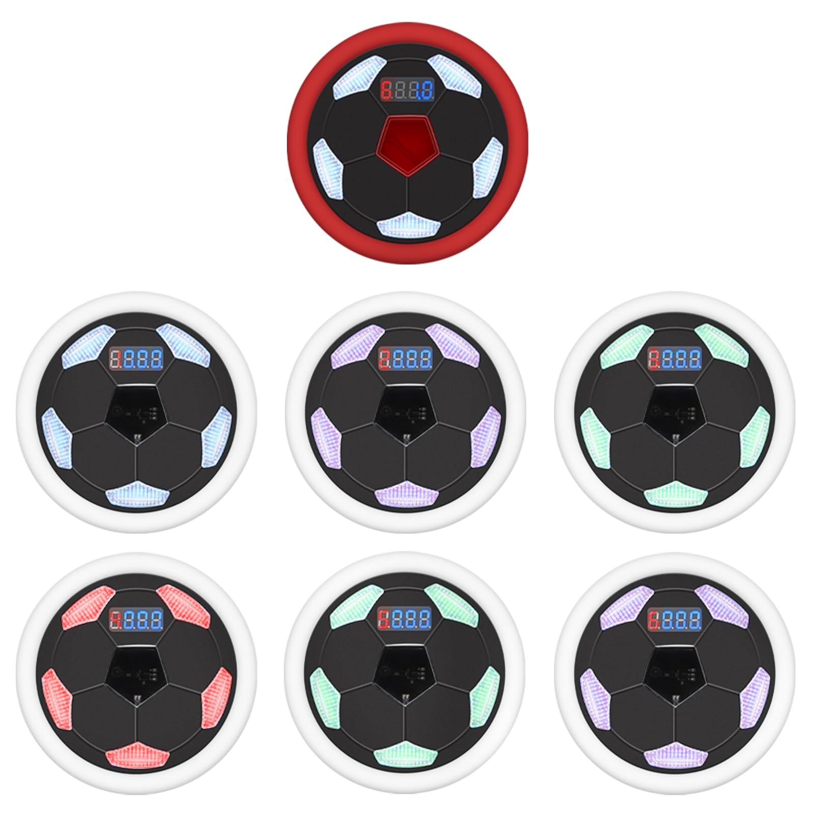 Reaction Training LED Lights - Improve Reflex, Speed & Agility for Sports, Brain Cognitive Training & Home Workouts - Set of 7 Lights for Boxing, Martial Arts, Soccer & Fitness Drills
