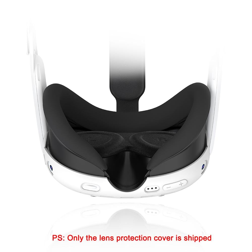 2PCS VR Lens Cover Protector for Meta Quest 3 - Anti-Scratch EVA Lens Cap Replacement Pad - VR Accessories for Quest 3 Headset - Perfect for Travel, Storage & Dust Protection