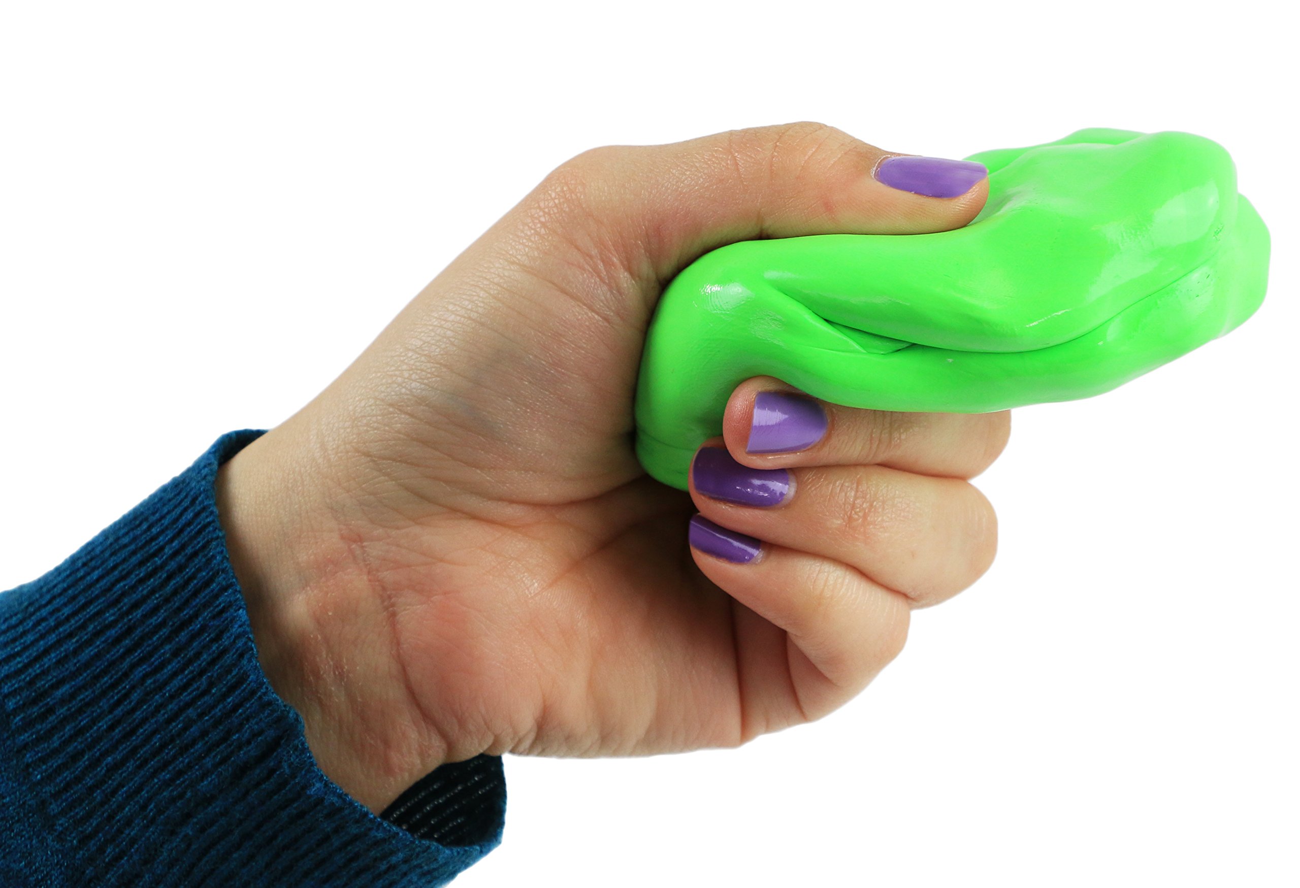 10-3913 Therapeutic Exercise Putty for Hand Therapy - Lime Green, 3 oz - Strengthen Grip & Improve Dexterity - Ideal for Rehabilitation, Arthritis & Stress Relief