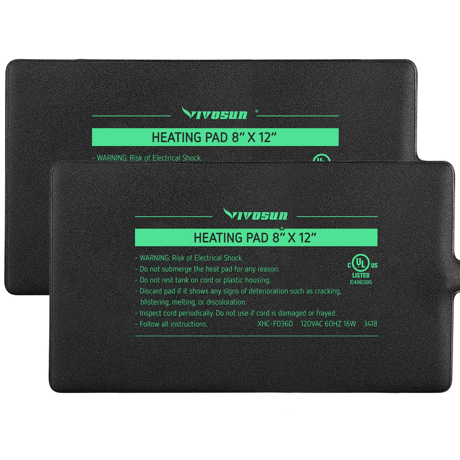 VIVOSUN Reptile Heating Pad - Adjustable Temperature Under Tank Heater for Terrariums, Snakes, Lizards & Small Pets - Perfect for Winter Warmth & Habitat Comfort