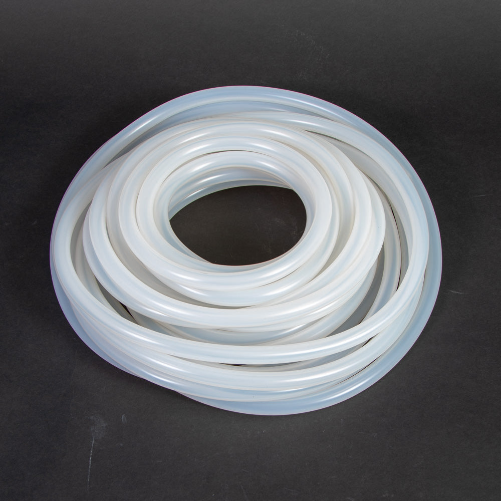 Premium Silicone Rubber Pump Tubing 50ft - High-Quality Discharge Tubing Bulk Roll for Aquariums, Homebrewing & Lab Equipment - Durable, Flexible & Chemical Resistant