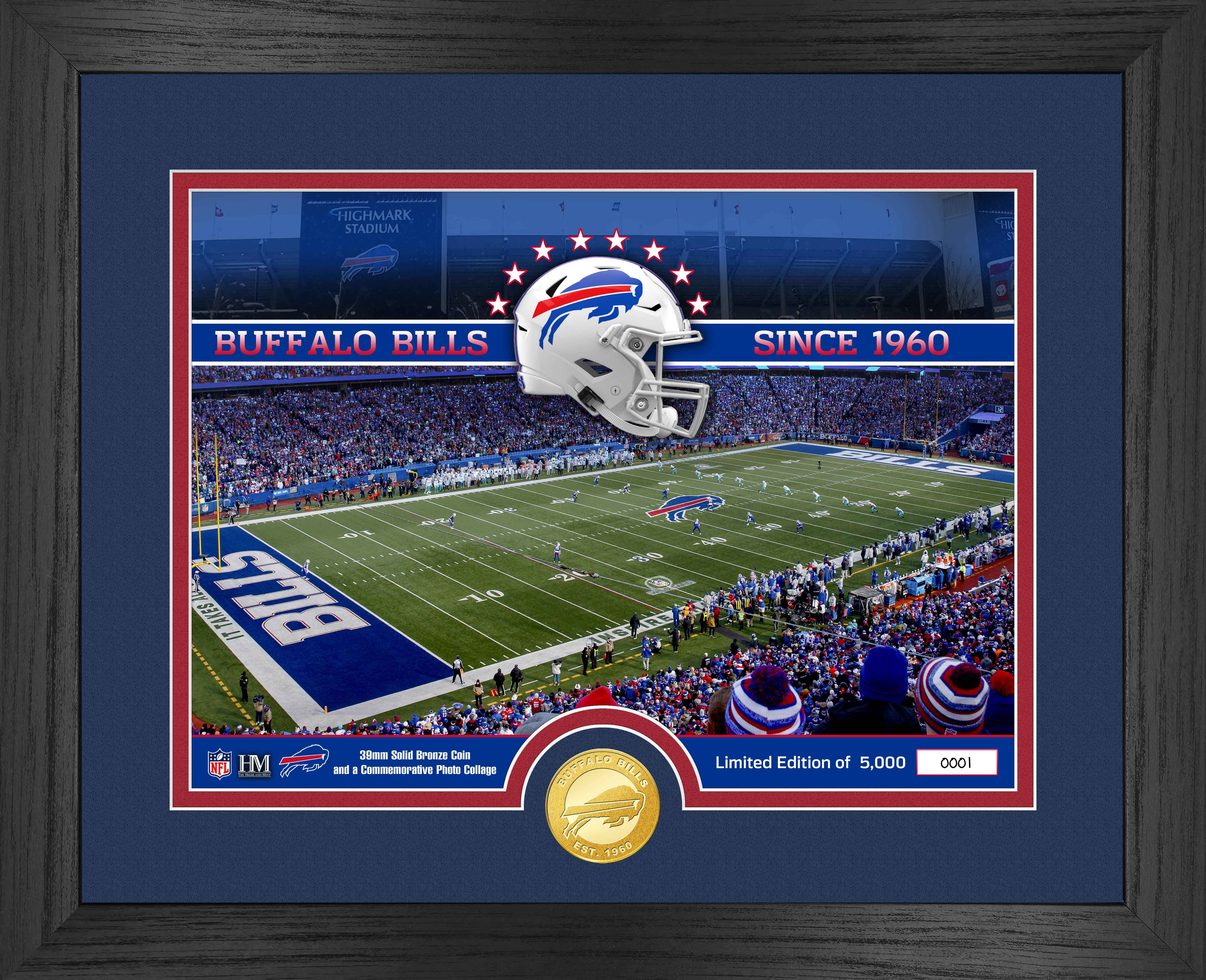 Buffalo Bills Commemorative Bronze Coin - Limited Edition NFL Football Collectible for Fans & Memorabilia Enthusiasts | Perfect for Display, Gifts, and Sports Decor