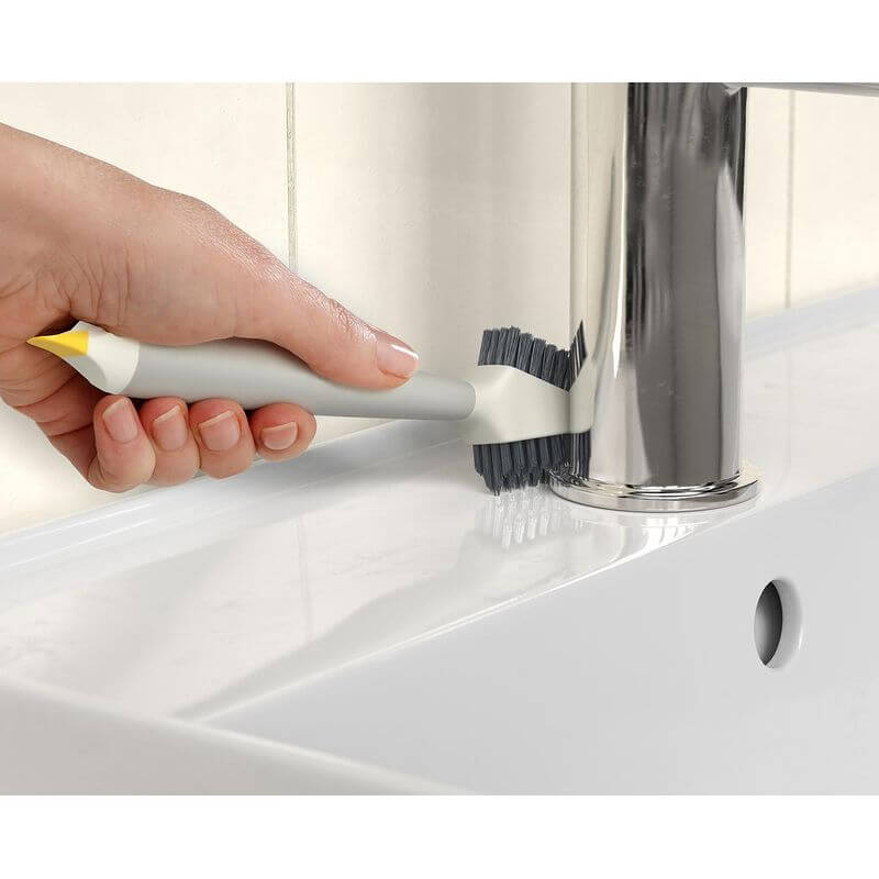 Joseph Joseph CleanTech 6-Piece Deep Cleaning Set – Premium Kitchen Scrub Brushes & Sponges for Tough Stains – Ideal for Pots, Pans, Dishes & Countertops
