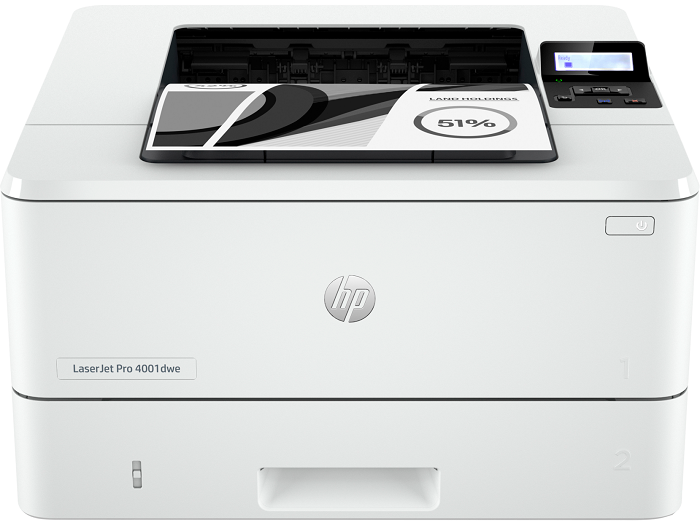 HP LaserJet Pro 4001dw Wireless Laser Printer with HP+ | Fast Printing for Home & Office | Ideal for Documents, Reports & Business Use
