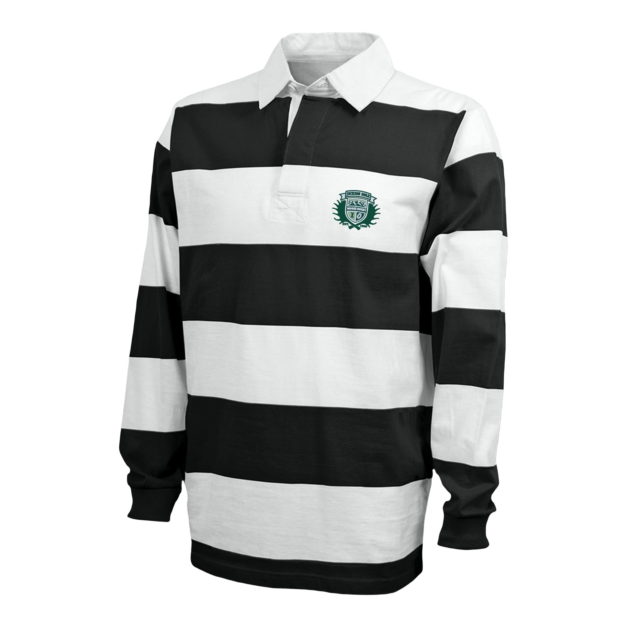 JH Moose Rugby Cotton Social Jersey - Breathable & Comfortable Rugby Shirt for Men - Perfect for Games, Training & Casual Wear