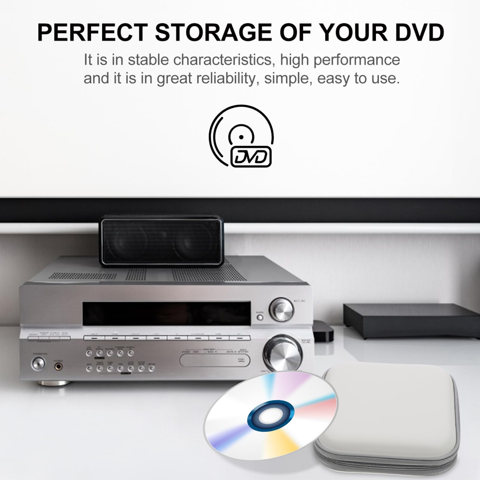 Veemoon White PP Disc Protector - Perfume Holder, DVD Case, Toiletry Bag, Coin Purse, Binder Booklet & Makeup Organizer | Compact Storage for CDs, Cosmetics & Small Essentials | Perfect for Travel, Home & Office Organization