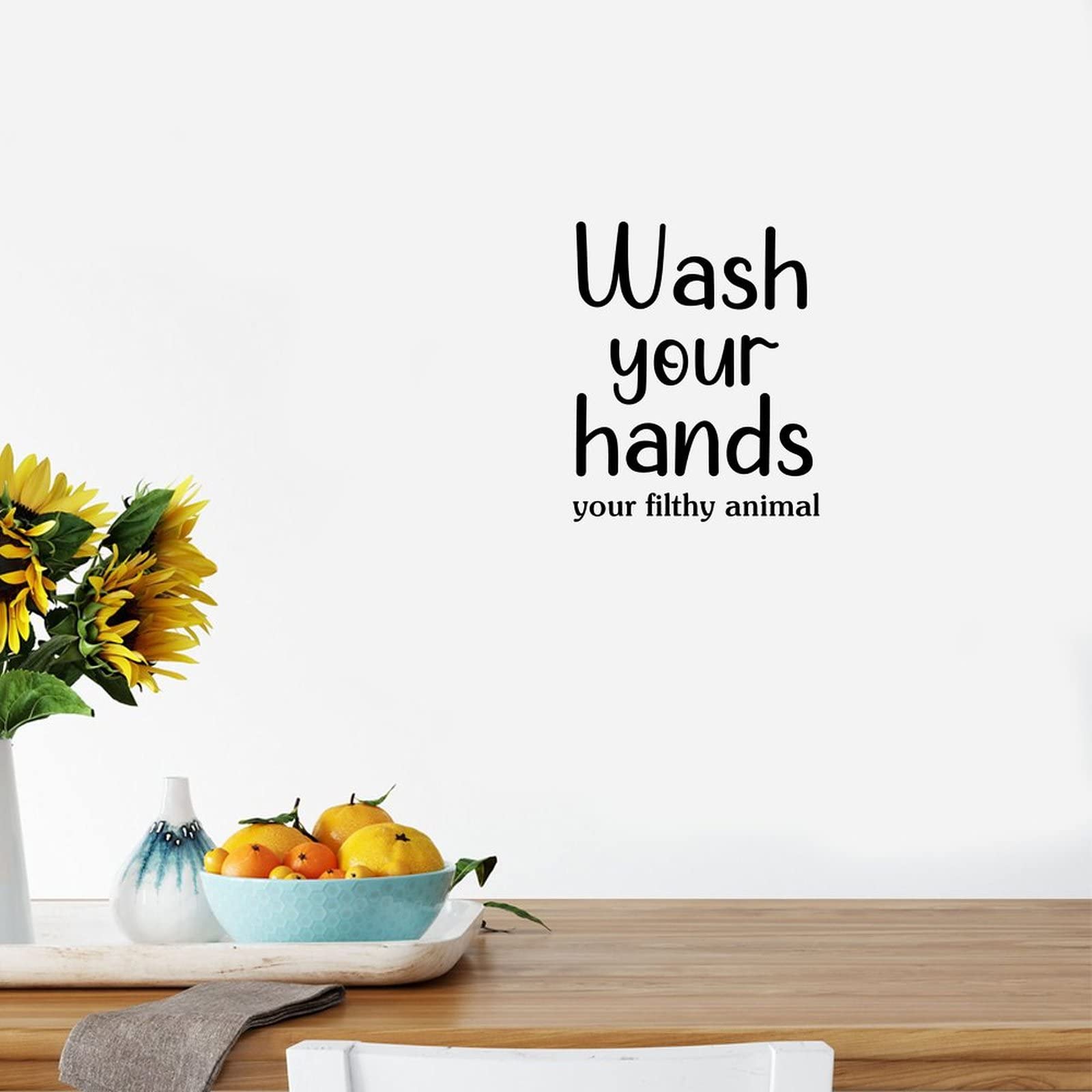 Funny Bathroom Wall Decal - Would Poop Here Again - Peel & Stick Vinyl Sticker for Kitchen, Nursery & Laundry Decor