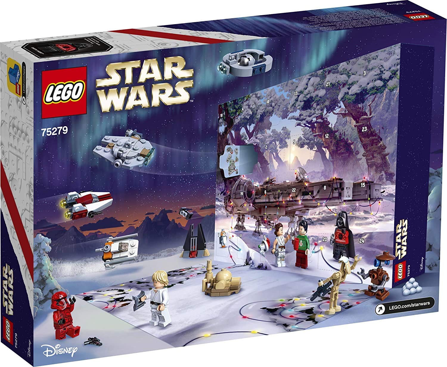 LEGO Star Wars Advent Calendar 2020 (75279) - 311 Pieces Building Toy Set for Kids & Adults - Perfect for Holiday Countdown & Christmas Gift Giving