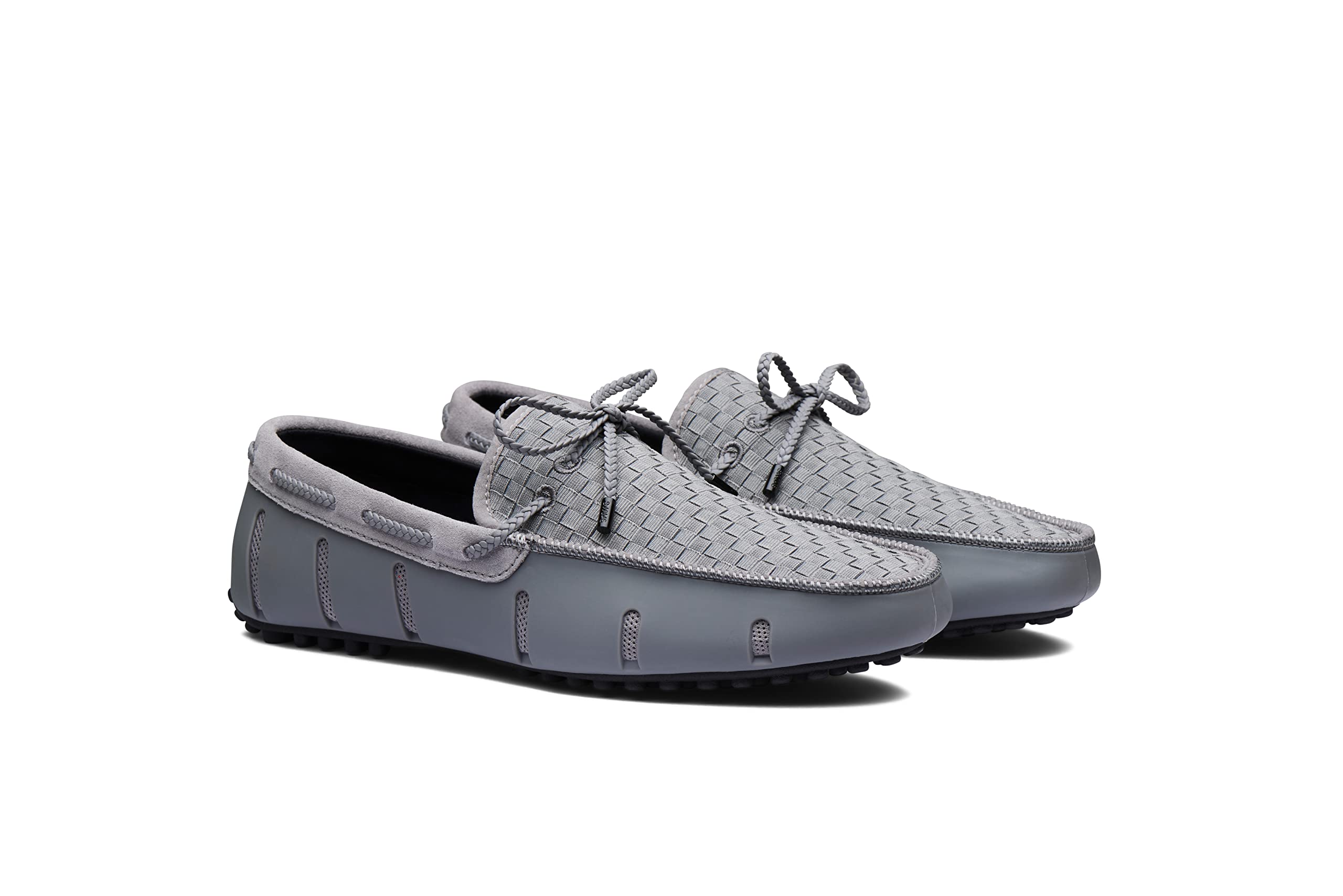 SWIMS Men's Loafers - Comfortable Casual Slip-On Shoes for Summer | Breathable Woven Driver Loafers | Stylish Fashion Shoes for Beach, Vacation & Outdoor Wear