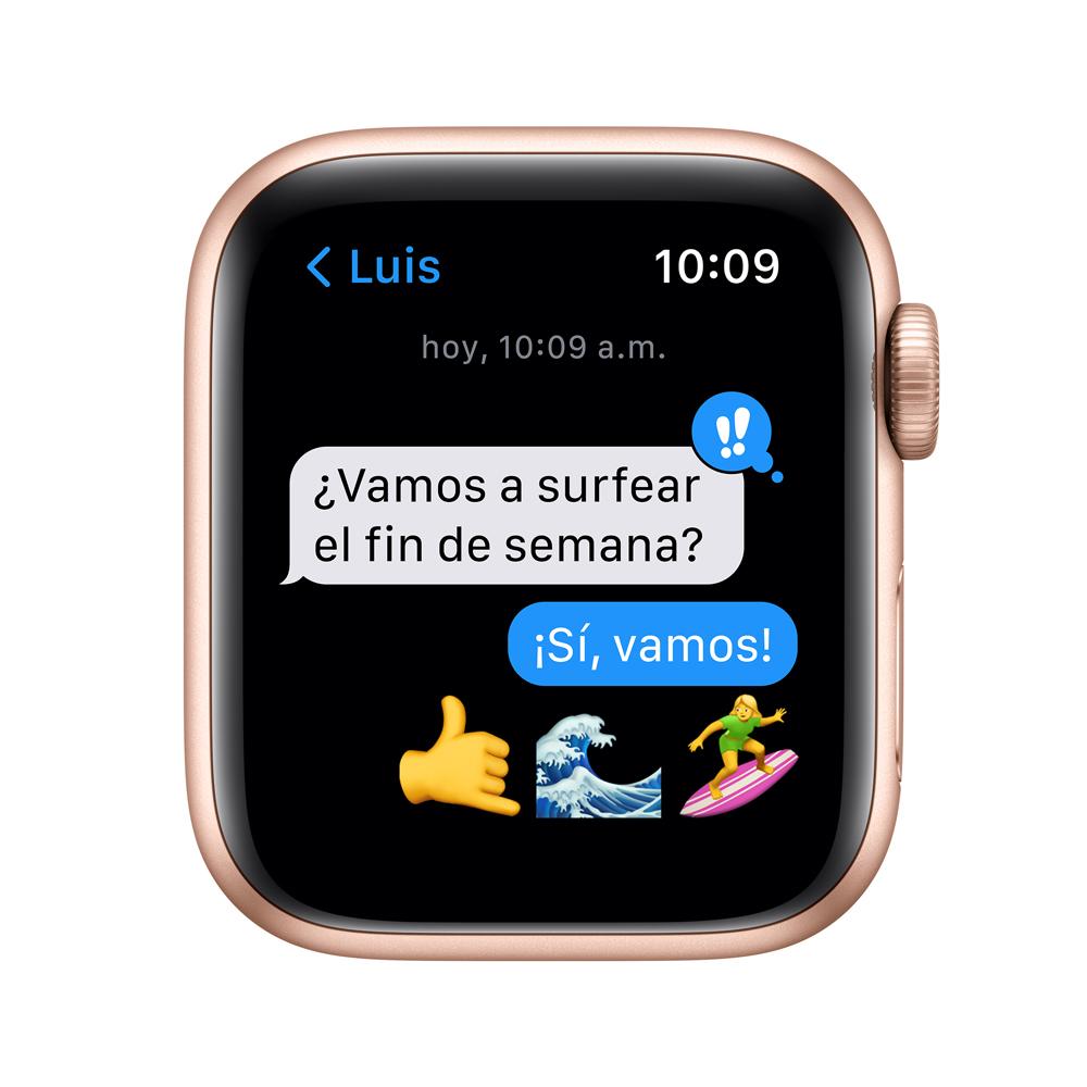 Apple Watch SE (GPS) 40mm Gold Aluminum Case with White Star Sport Band - Perfect for Fitness Tracking & Everyday Wear