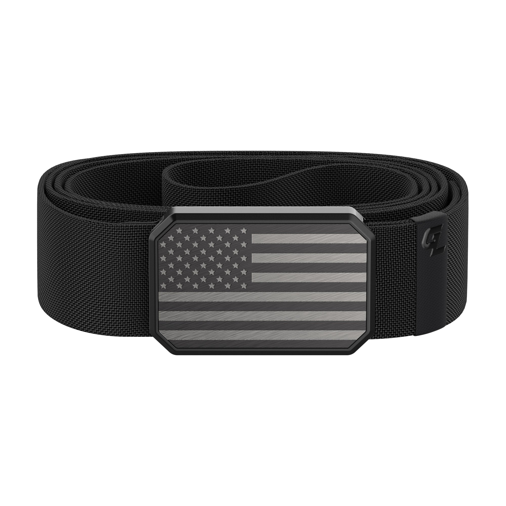 Groove Life Belt Hero Flag Black - Durable & Stylish Belt Accessory for Everyday Wear, Outdoor Adventures & Travel - Perfect for Hiking, Camping & Daily Use