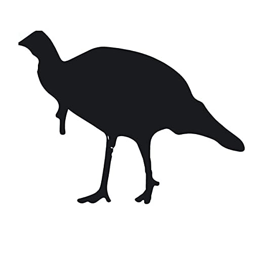 TOM TURKEY WINDOW DECAL - Premium Turkey Hunting Window Sticker for Trucks & Cars | Waterfowl Decals 7020 (Medium, Chrome) | Perfect for Hunting Season & Outdoor Enthusiasts