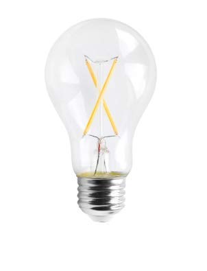 Satco S11353 LED Filament A19 Light Bulbs - 24 Pack, 60W Equivalent, 2700K Warm White, E26 Base, Energy Star Certified - Perfect for Bedroom, Living Room & Office Lighting